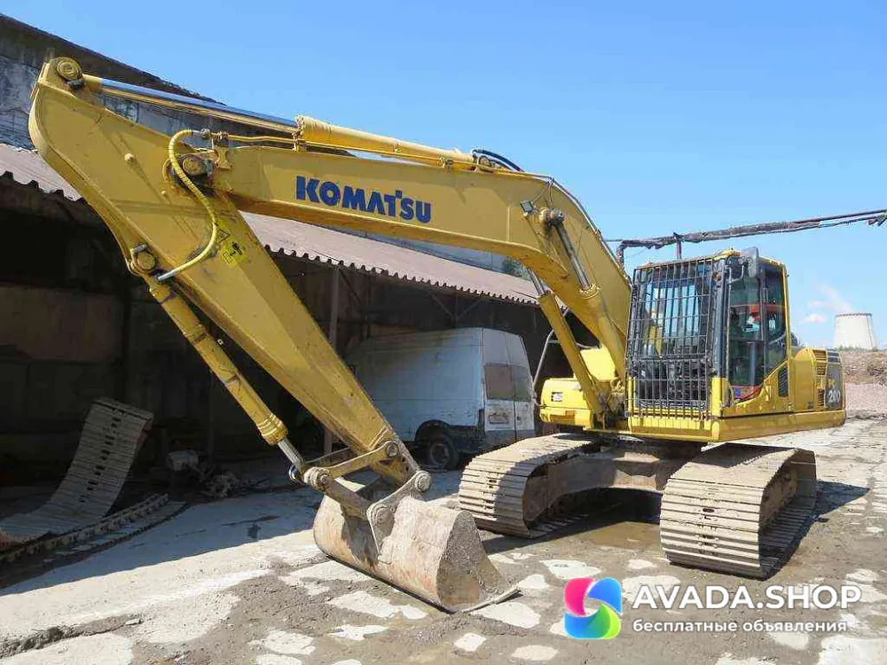 Гусеничный экскаватор Komatsu 200, 2015 г, болотник