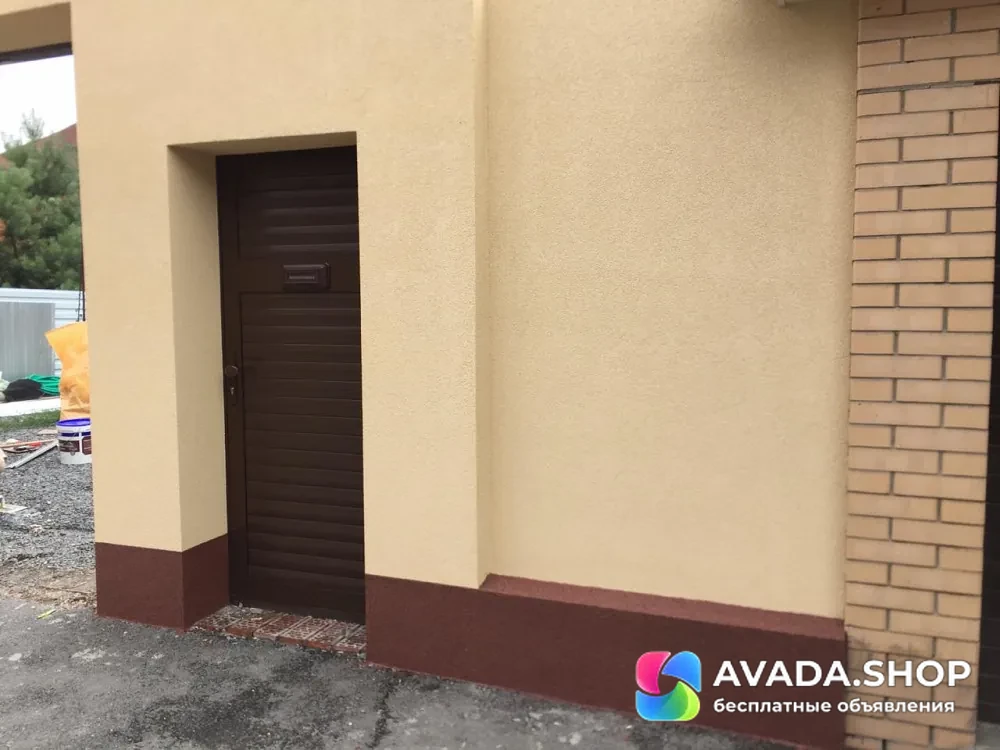 Отделка заборов, гранитной крошкой, короедом, шубой